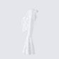 Juliet White Lace Ruffle Top