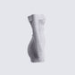 Abeni Grey Sweater Mini Dress