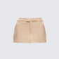 Harwell Tan Twill Mini Skirt 3d product front