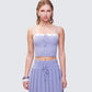 Lucien Blue Ribbon Path Knitted Top model front