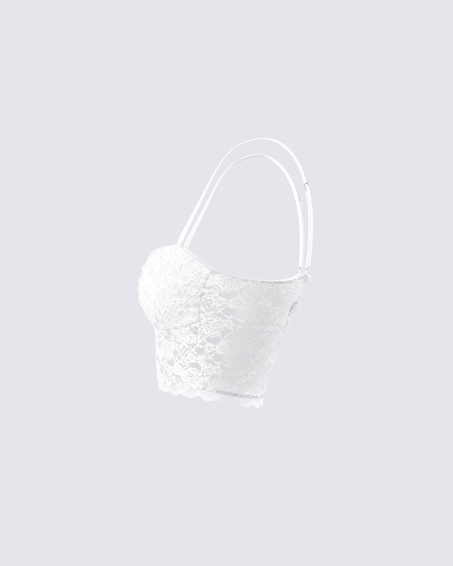 Dakoa White Lace Cami Top