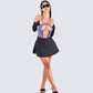 Meera Black High Waisted Skirt
