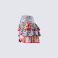 Raisa Paisley Tiered Micro Mini Skirt