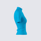 Maz Turquoise Rib Mock Neck Top