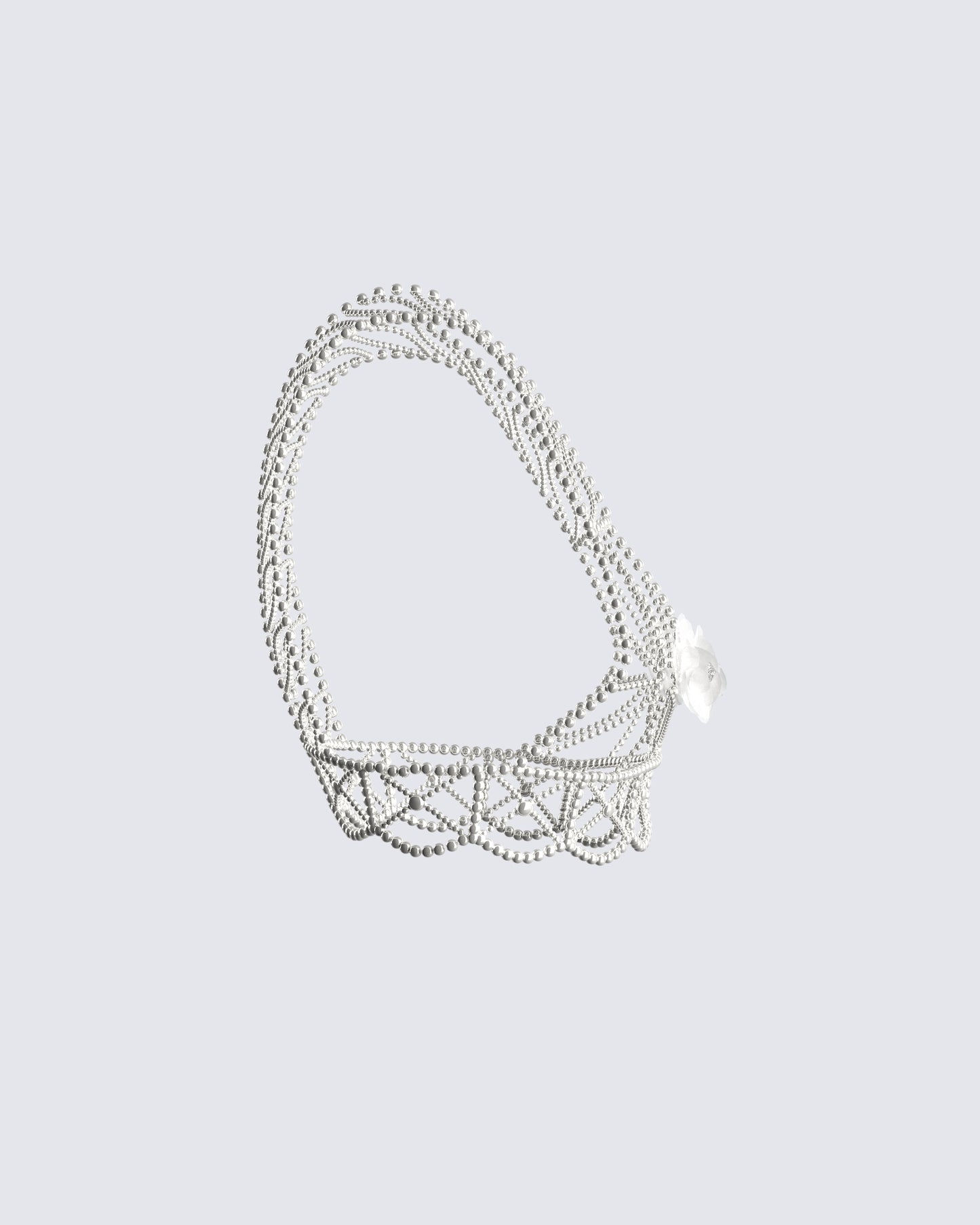 Aries Ivory Pearl Beaded Top