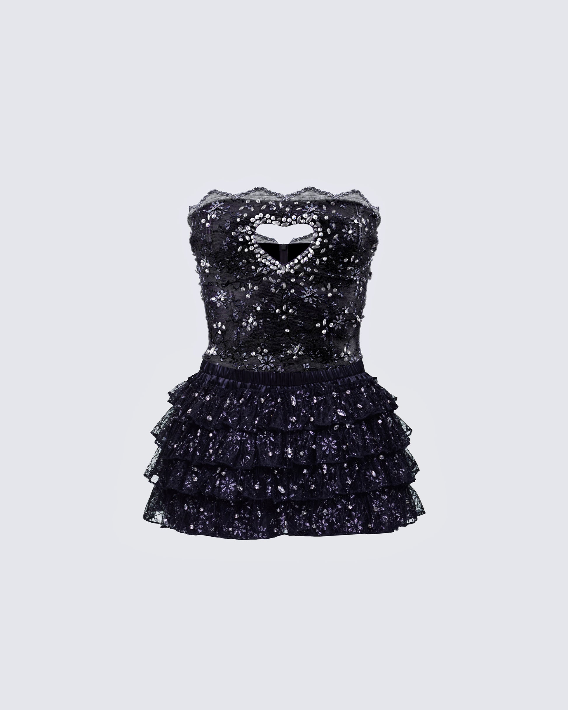 Love Black Ruffle Set product front