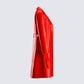 Nadja Red Vegan Leather Coat