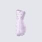 Clarisse Pink Hand Beaded Rhinestone Dress