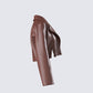 Donny Brown Vegan Leather Jacket