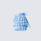 Oceana Blue Satin Ruffle Bloomer