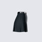 Perla Black Pleated Mini Skirt