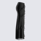 Sissy Black Ruffle Maxi Skirt