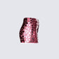 Philo Pink Sequin Mini Skirt