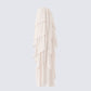 Zana Cream Tiered Ruffle Maxi Skirt