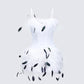 Meadow White Feather Backless Mini Dress front