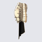 Bianca Metallic Gold Drape Skirt