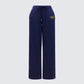 Kamilah Blue Acid Wash Wide Leg Sweat Pant product front