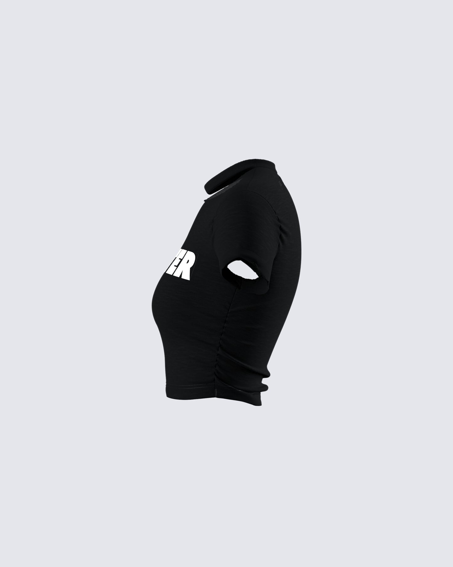 Monte Black Jersey Graphic Top