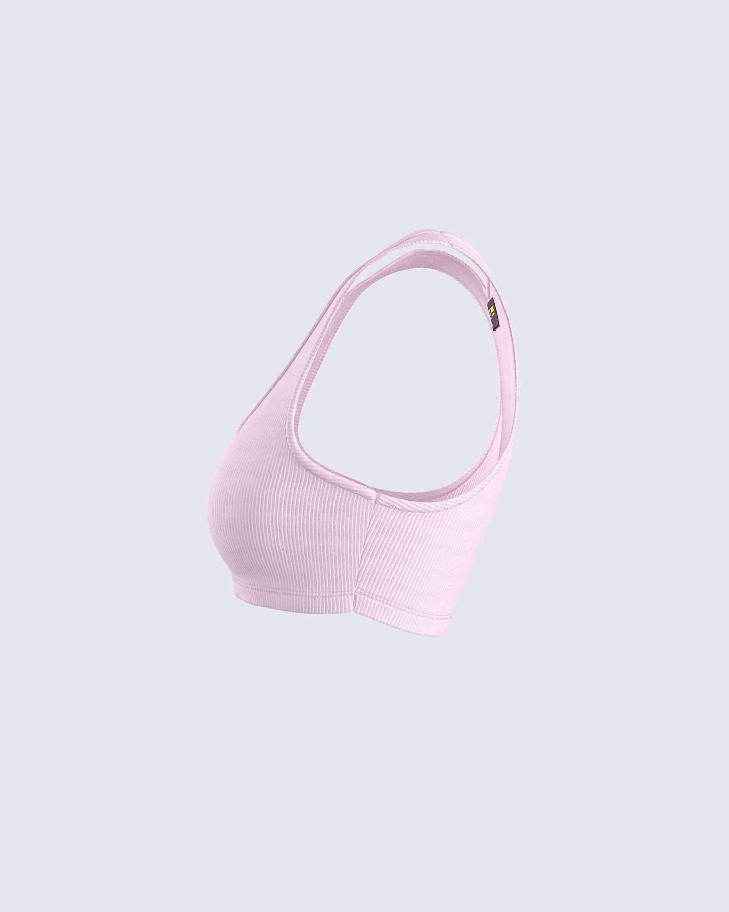 Waverly Pink Ribbed Tank Top