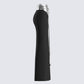 Leylany Black Draped Maxi Skirt