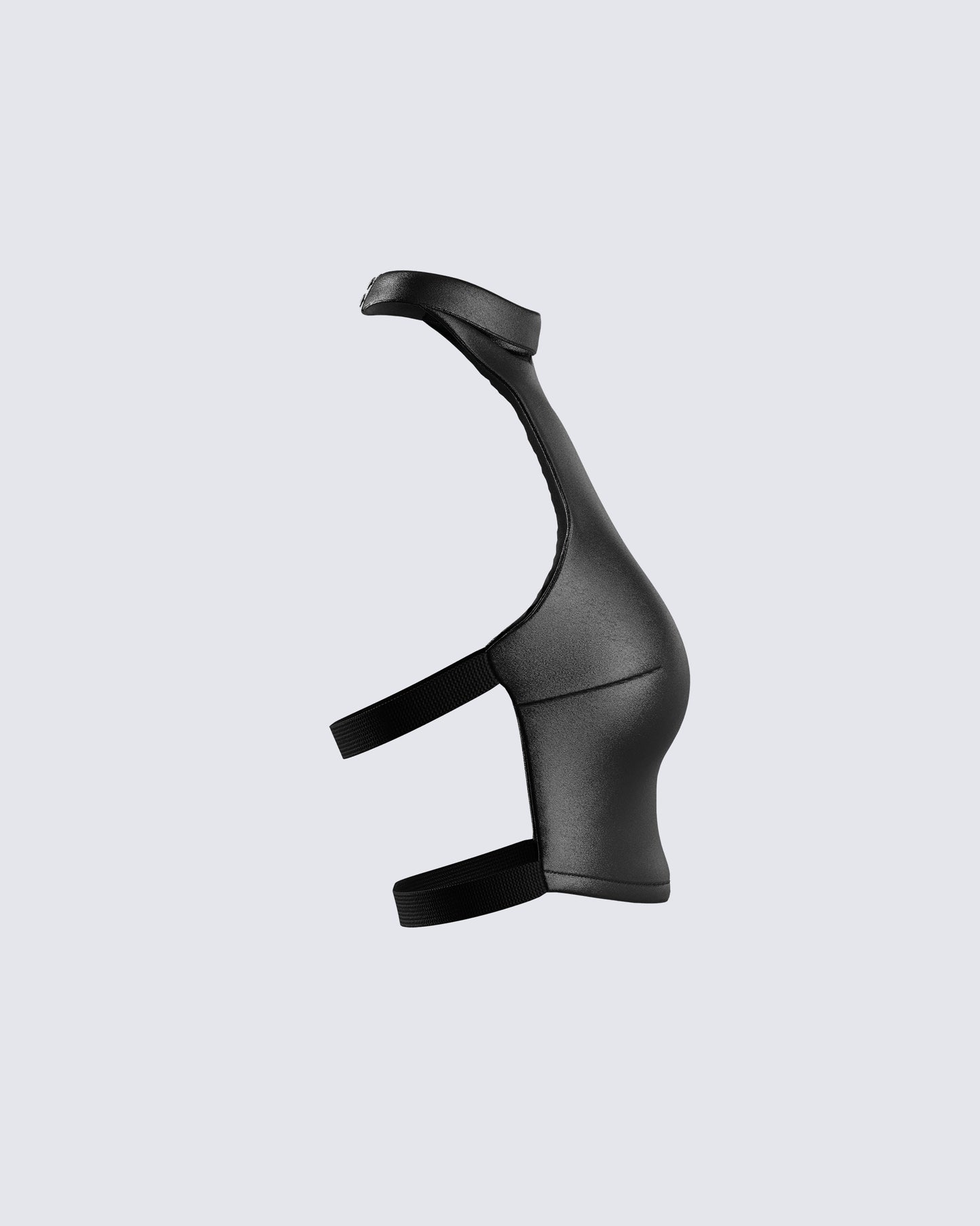 Declan Black Vegan Leather Top