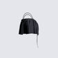 Catalina Black Chiffon Ruffle Top