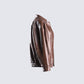 Maven Brown Vegan Leather Jacket