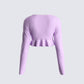Scout Purple Rib Flyaway Top