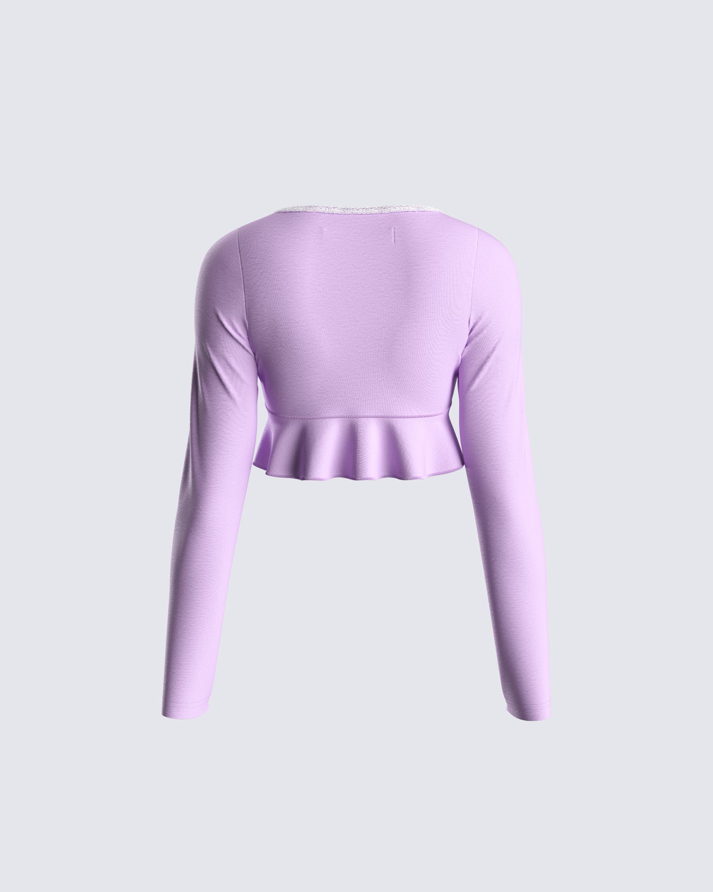 Scout Purple Rib Flyaway Top