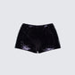 Posie Black Sequin Mini Shorts product front