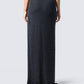 Whitney Black Shimmer Maxi Skirt