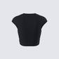 Amity Black Taurus Graphic Top