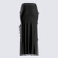 Sissy Black Ruffle Maxi Skirt
