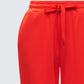 Una Red Stacked Leg Toggle Sweatpant