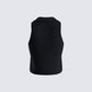 Supriya Black Cropped Vest