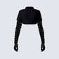 Sora Black Shirt & Gloves