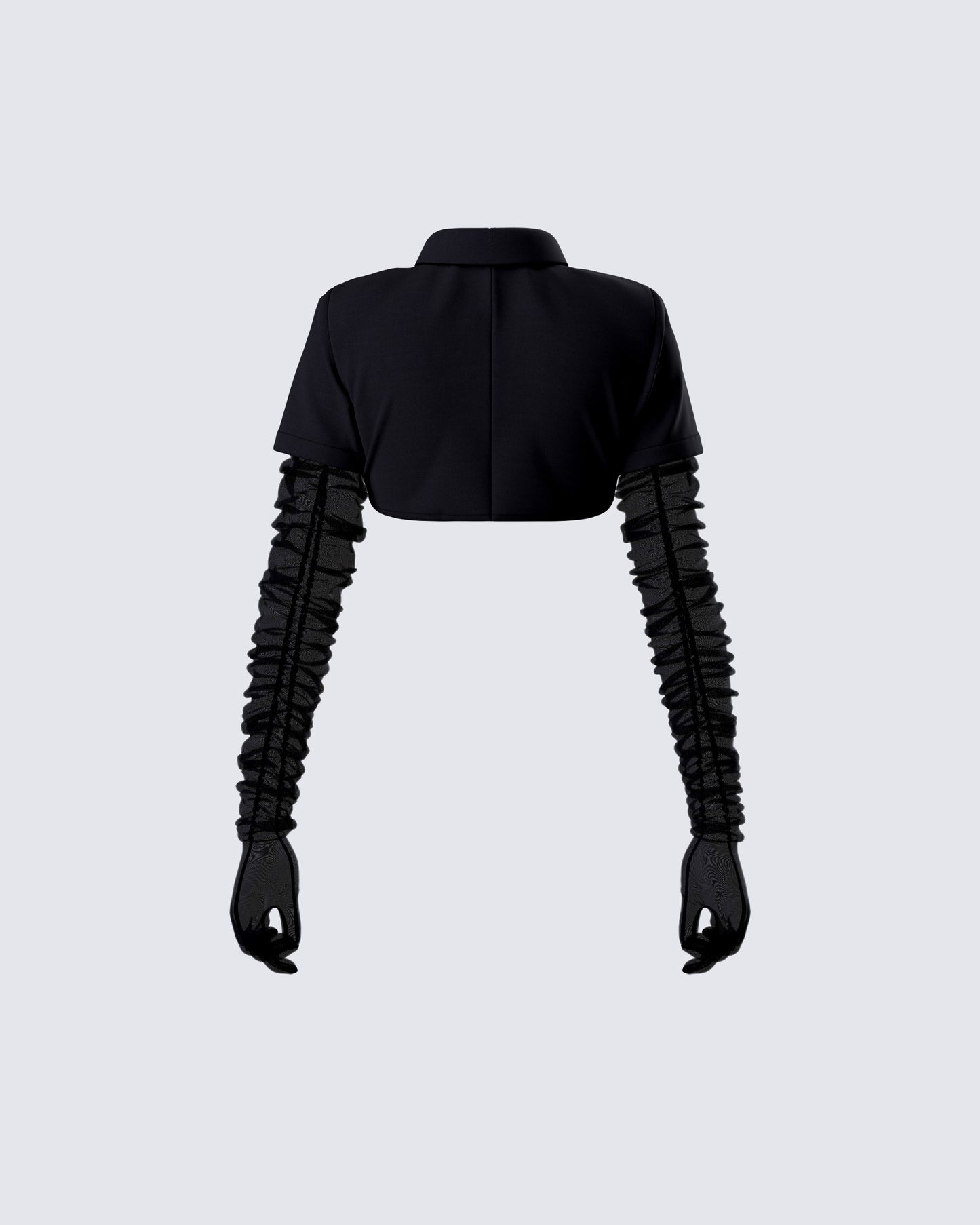 Sora Black Shirt & Gloves