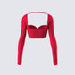 Venetia Red Sweetheart Top