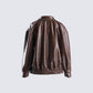 Maven Brown Vegan Leather Jacket