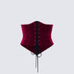 Moira Burgundy Velvet Corset Top