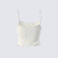 Jordana Ivory Duck Print Camisole Top