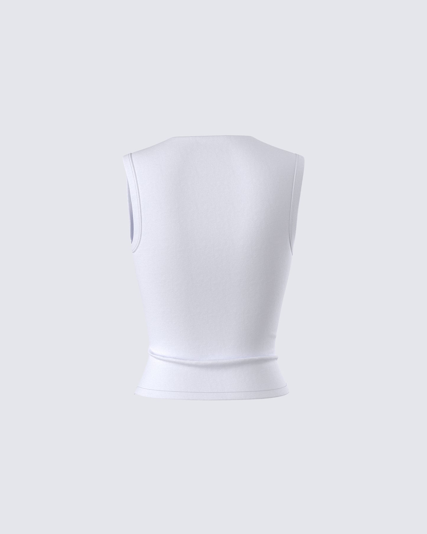 Norah Light Grey Pleated Top