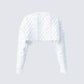Claire Ivory Distressed Sweater