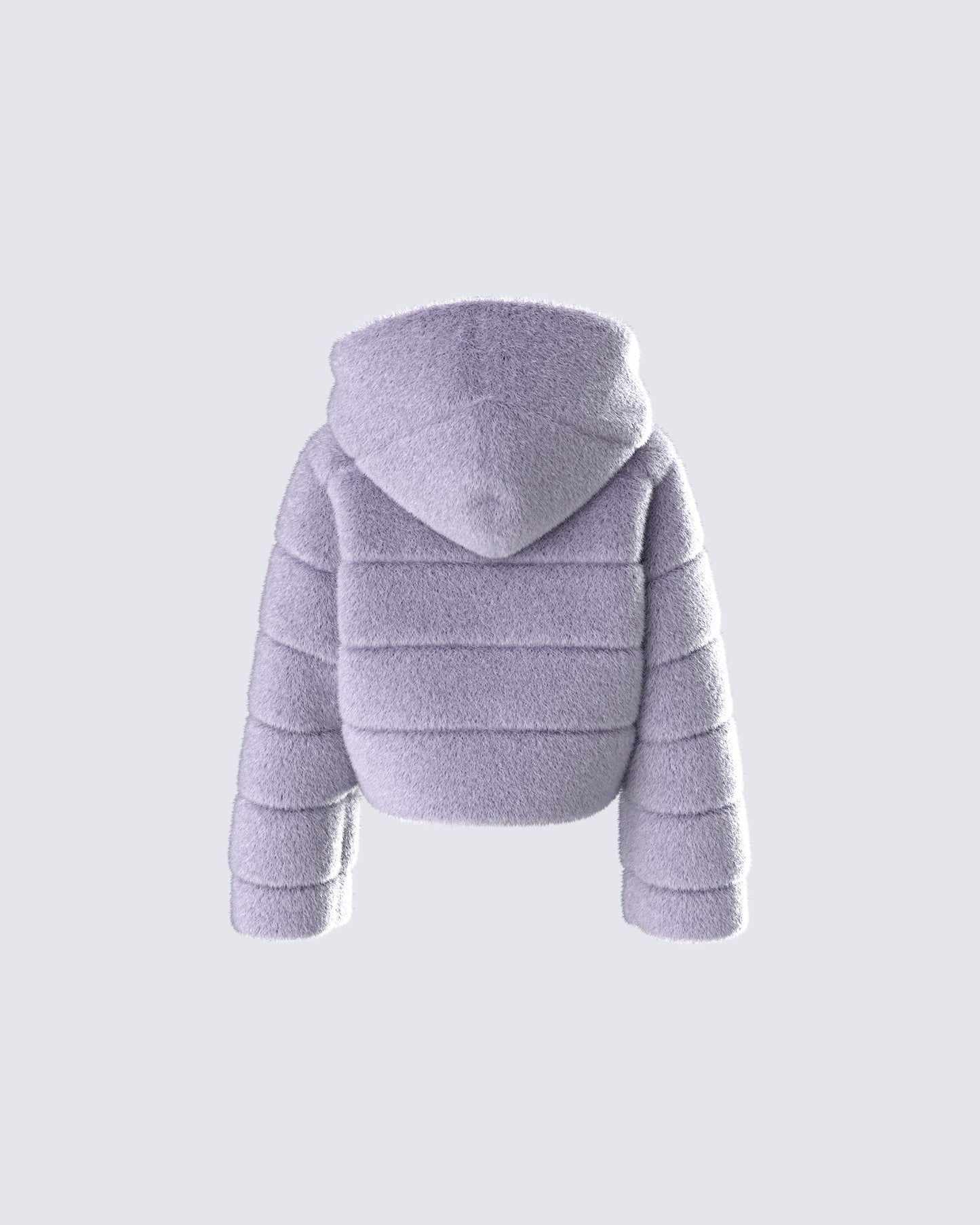 Aspen Grey Faux Fur Hooded Jacket