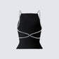 Birgit Black Rhinestone Top