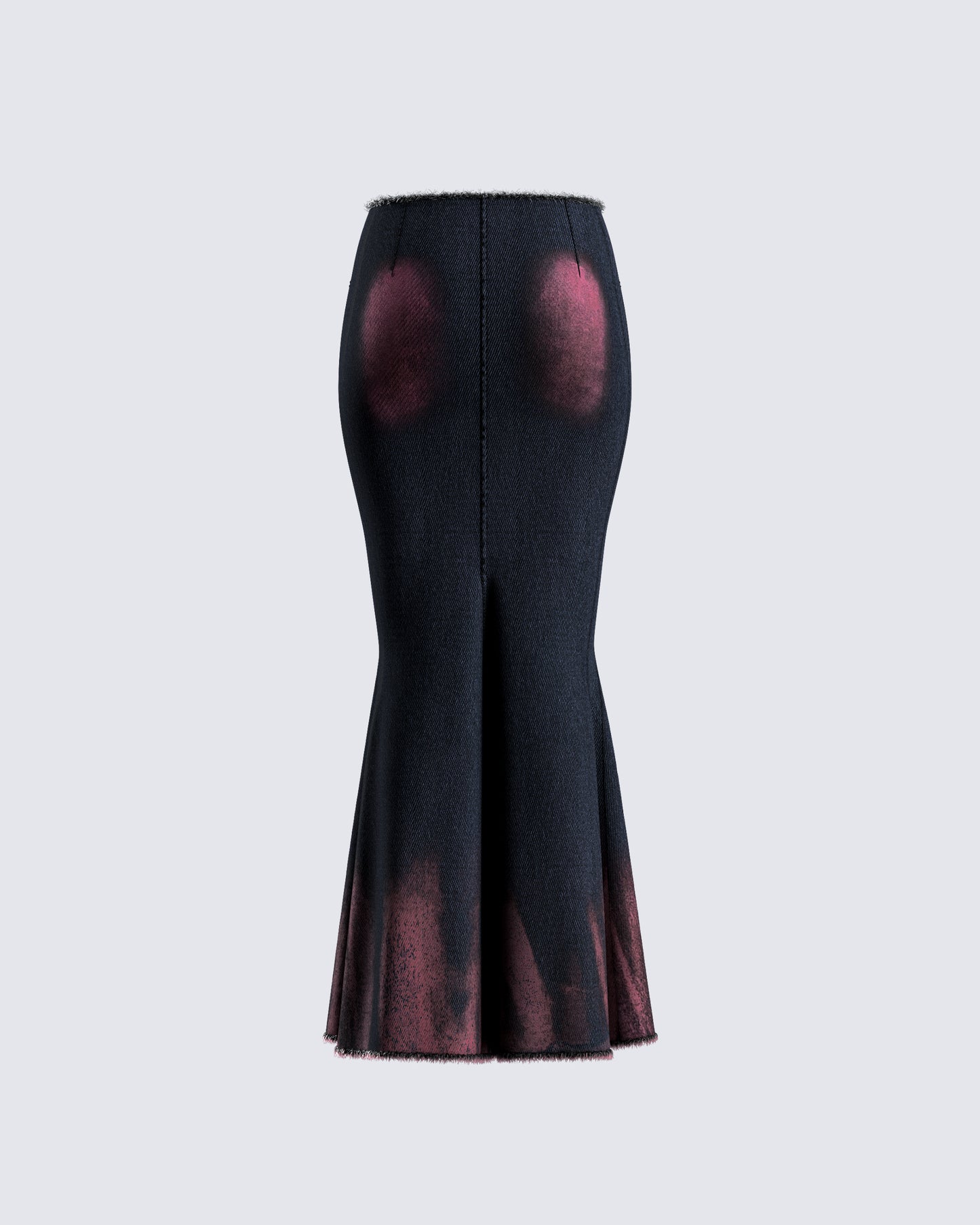 Raine Black Washed Maxi Skirt