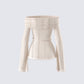Imelda Ivory Off Shoulder Top