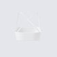 Carly White Beaded Bandeau Top