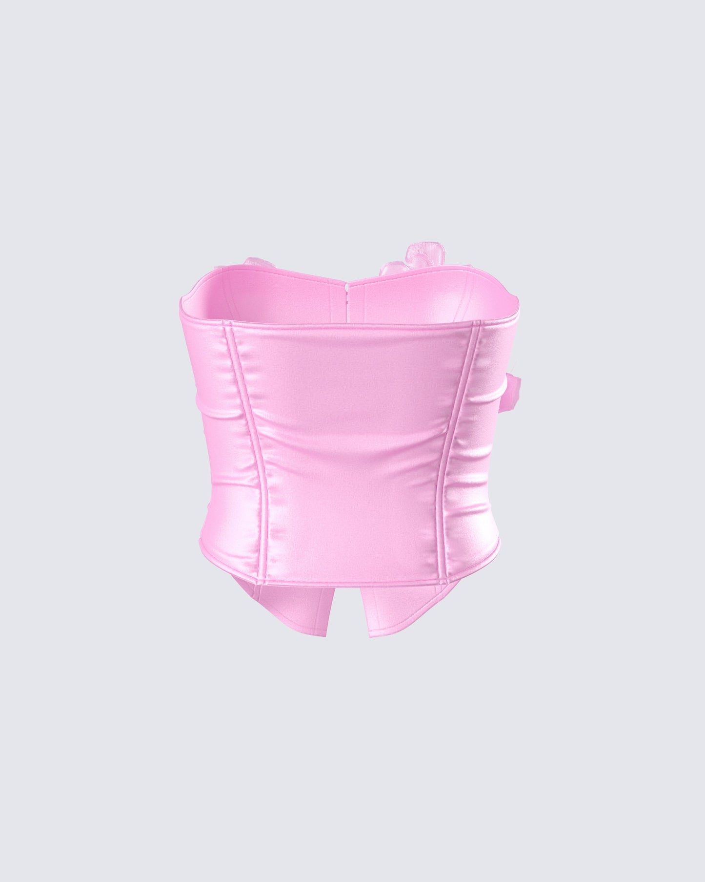 Rivi Pink Flower Corset Top