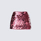 Philo Pink Sequin Mini Skirt